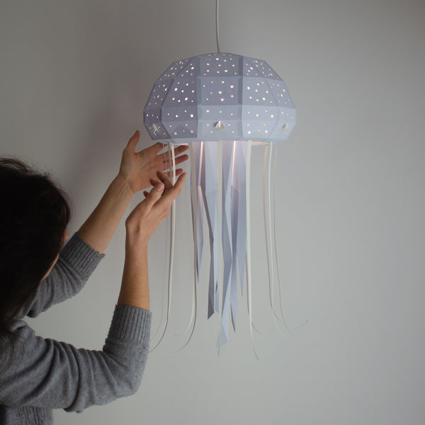 Medusa DIY Pendant Paperlamp Kit - Ceiling Hardwired Version