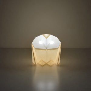 Barn Owl Paperlamp in Sandy Beige