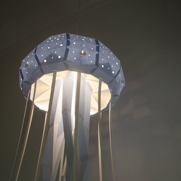 Medusa DIY Pendant Paperlamp Kit - Ceiling Hardwired Version