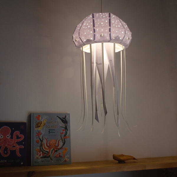 Medusa DIY Pendant Paperlamp Kit - Ceiling Hardwired Version