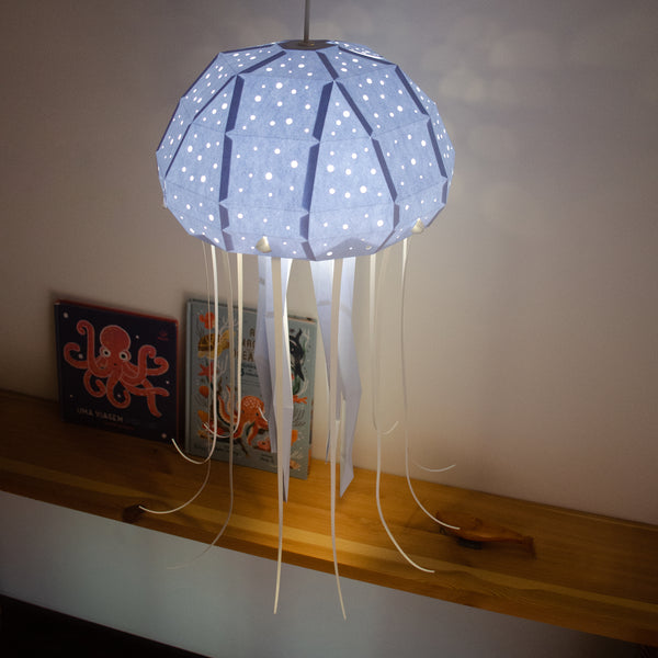 Medusa DIY Pendant Paperlamp Kit - Ceiling Hardwired Version
