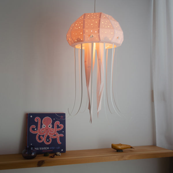 Medusa DIY Pendant Paperlamp Kit - Ceiling Hardwired Version