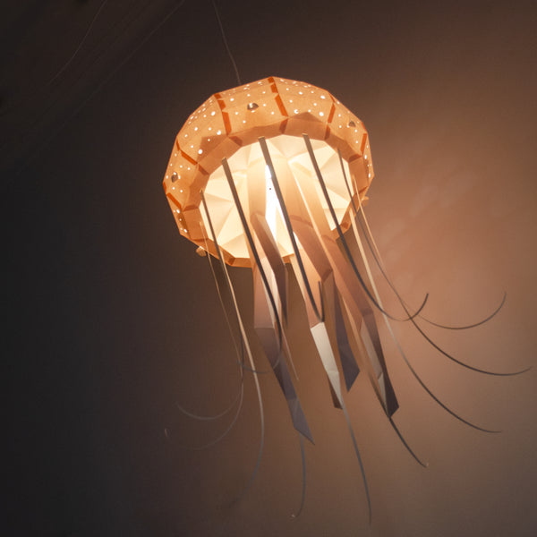 Medusa DIY Pendant Paperlamp Kit - Ceiling Hardwired Version